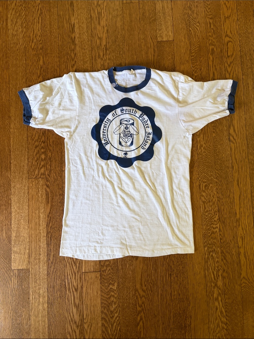 Vintage South Padre Island ringer tee tshirt